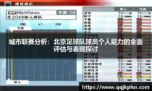 城市联赛分析：北京足球队球员个人能力的全面评估与表现探讨