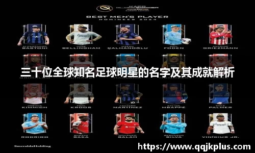 三十位全球知名足球明星的名字及其成就解析